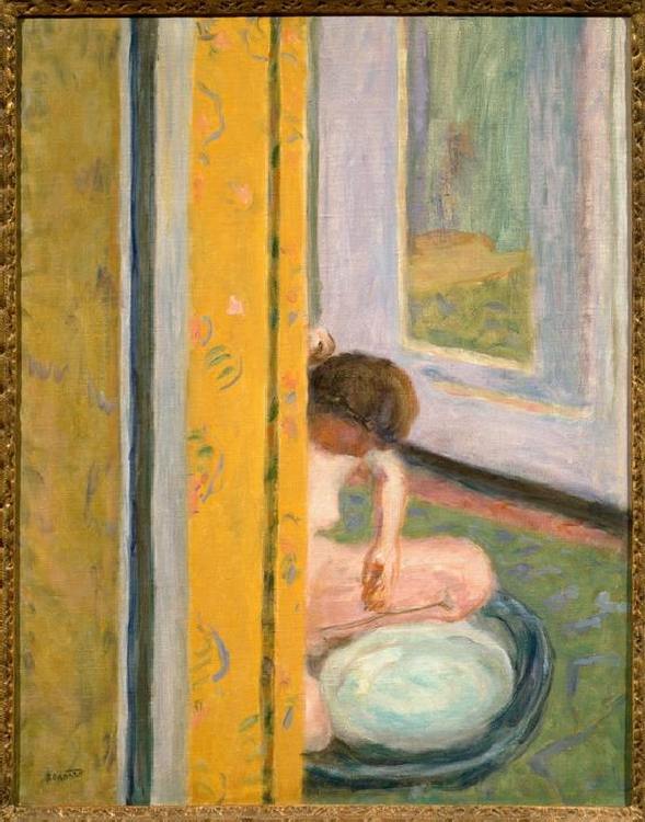 Nude with Yellow Curtain od Pierre Bonnard
