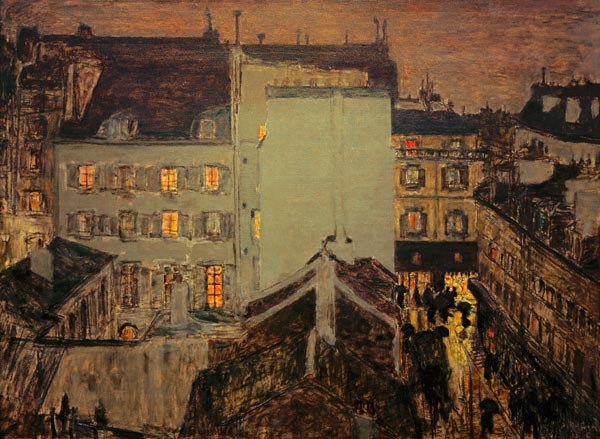 Montmartre in the rain or Rue Tholozé od Pierre Bonnard