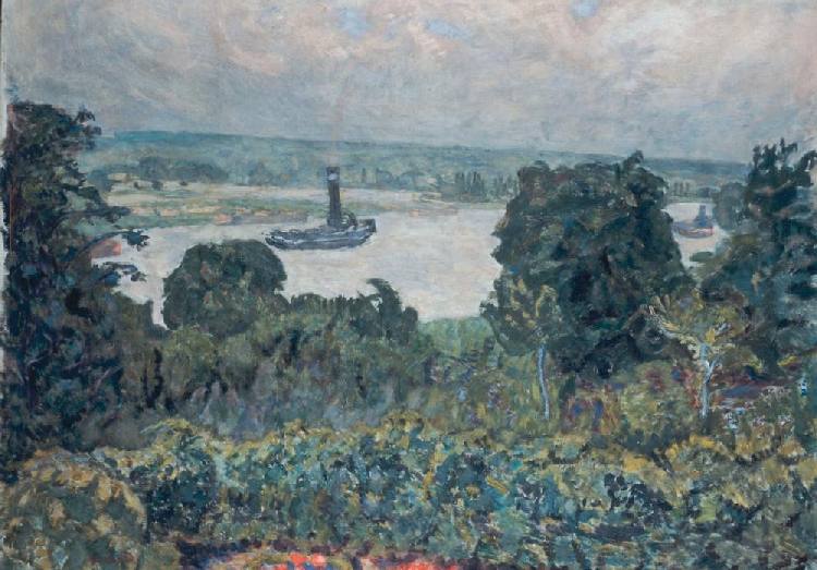 Remorqueur sur la Seine od Pierre Bonnard