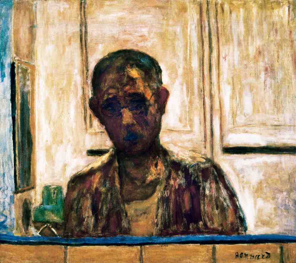 Self Portrait in a Shaving Mirror od Pierre Bonnard