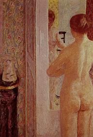 In front of the mirror od Pierre Bonnard