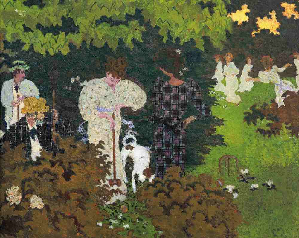 Twilight or The game of croquet od Pierre Bonnard