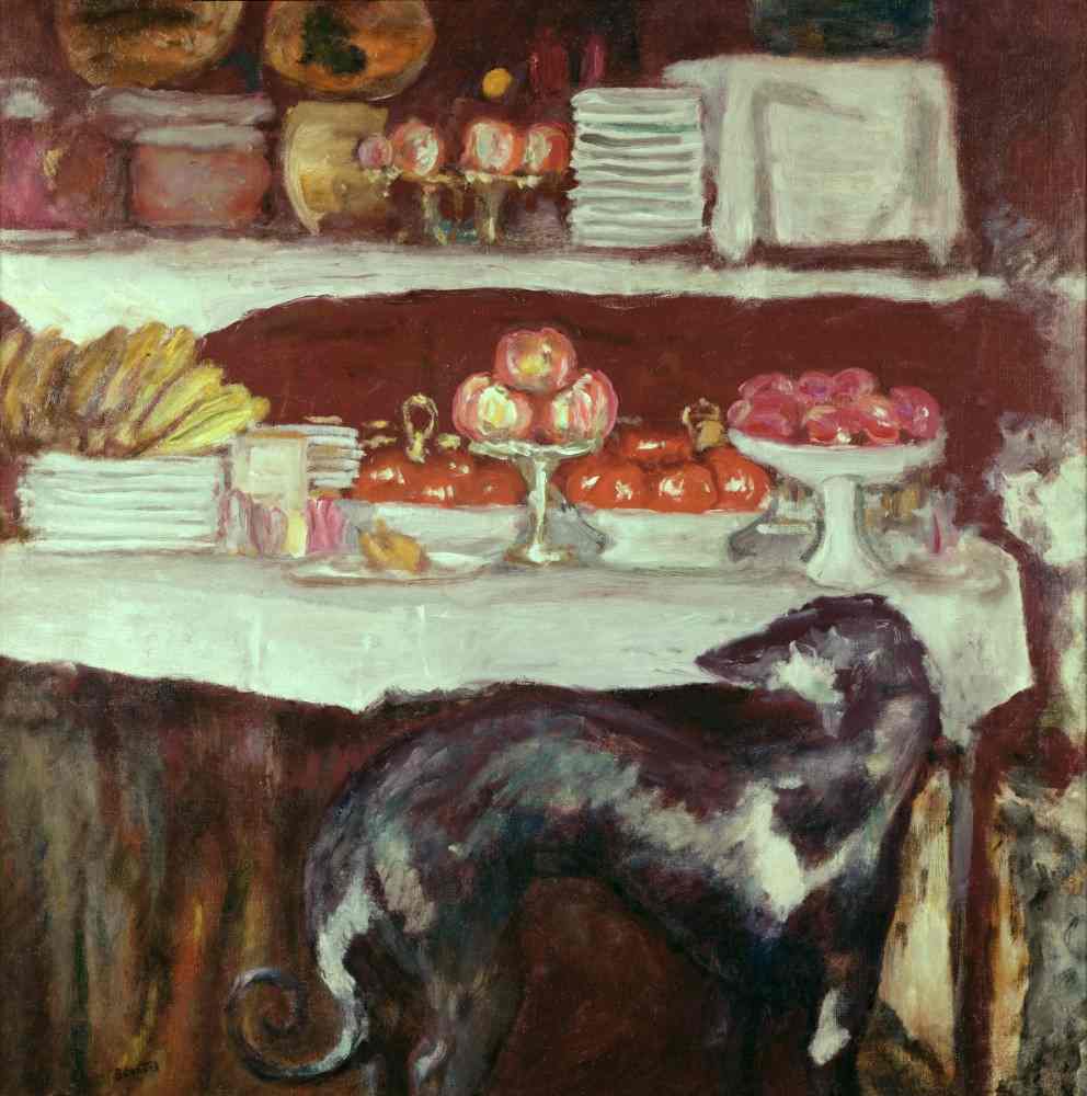 Greyhound and Still Life od Pierre Bonnard