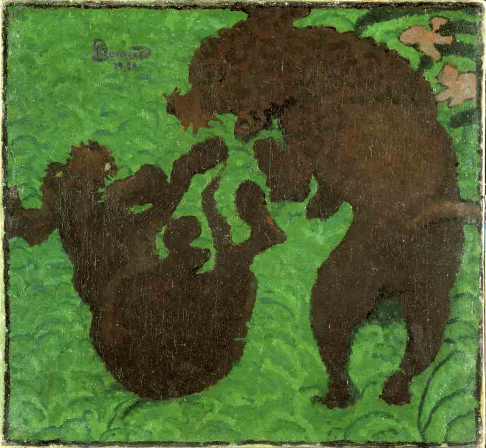 Two Poodles od Pierre Bonnard