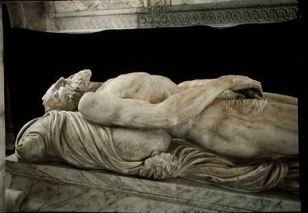 Effigy of Francois I (1494-1547) from the Tomb of Francois I and Claude de France od Pierre Bontemps