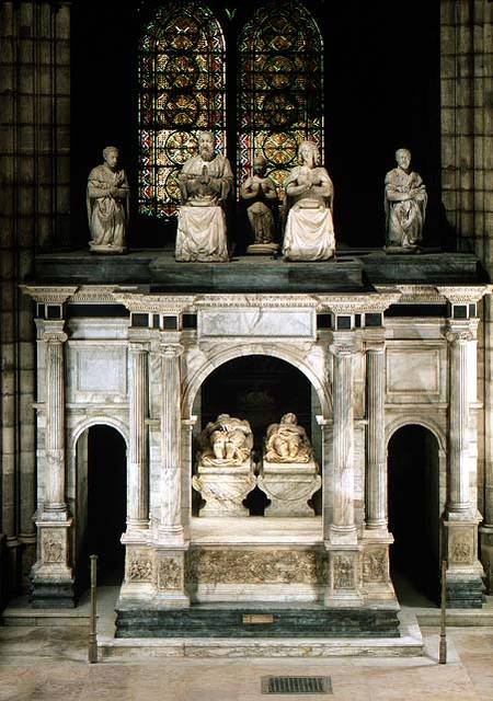 The Tomb of Francois I (1494-1547) and Claude of France (1499-1524) od Pierre Bontemps