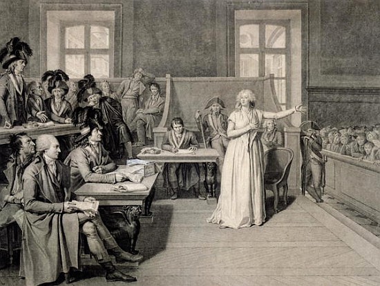 Marie-Antoinette (1755-93) of Habsbourg-Lorraine, Judged the Revolutionary Tribunal Court, 16th Octo od Pierre Bouillon