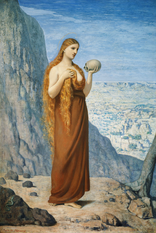 Saint Mary Magdalene in the Desert od Pierre-Cécile Puvis de Chavannes