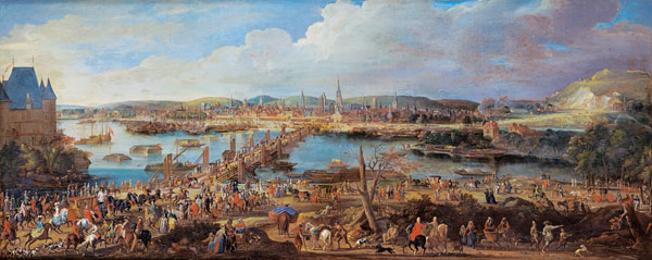 View of Rouen from Saint-Sever od Pierre-Denis Martin