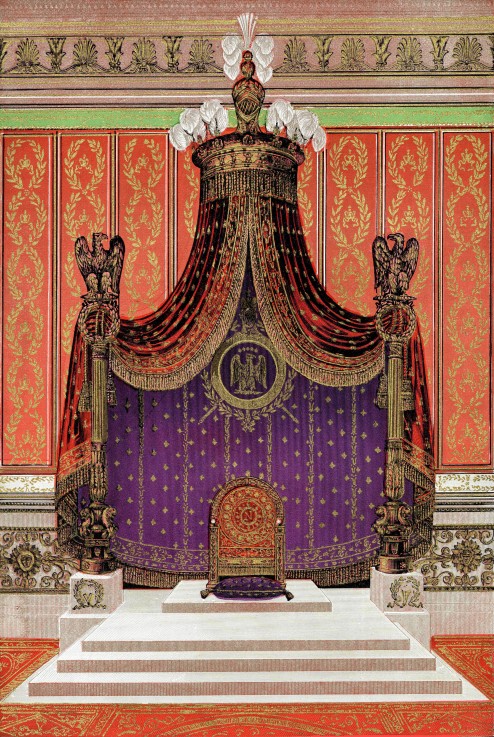 Napoleon's Imperial Throne (Design) od Pierre Francois Leonard Fontaine