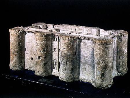 Model of the Bastille made from one of the stones of the Bastille od Pierre Francois Palloy
