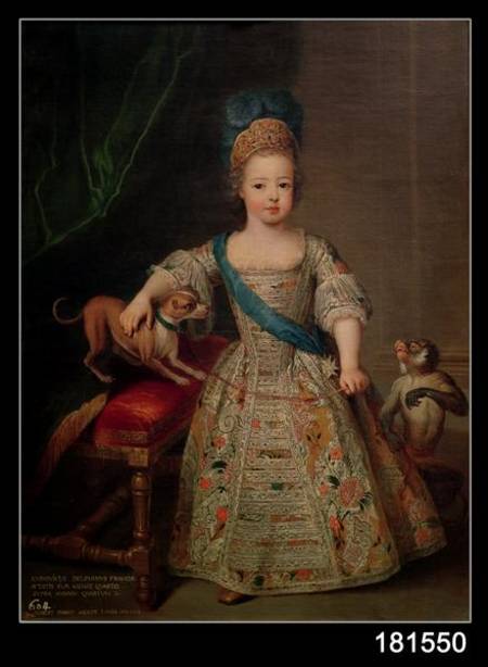 Louis XV (1710-74) as a child od Pierre Gobert