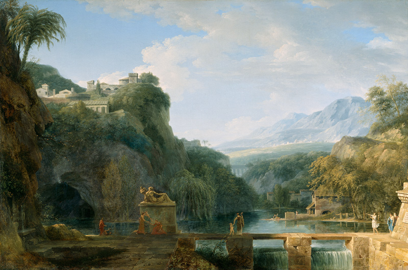 Landscape of Ancient Greece od Pierre Henri de Valenciennes