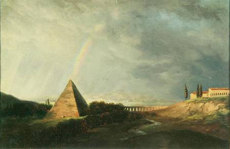 Pyramid and Rainbow od Pierre Henri de Valenciennes