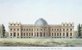 Royal Palace at Laeken, View from the Park, from 'Choix des Monuments, Edifices et Maisons les plus