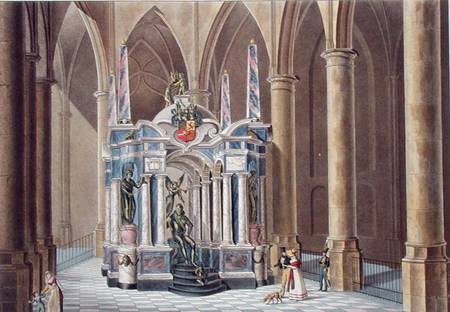 Tomb of William I Prince of Orange at Delft, from 'Choix des Monuments, Edifices et Maisons les plus od Pierre Jacques Goetghebuer