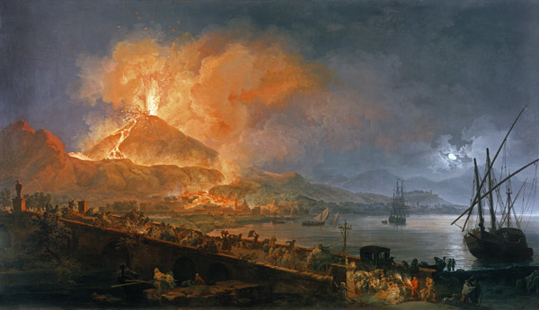 Eruption of Vesuvius in 1771 od Pierre Jacques Volaire