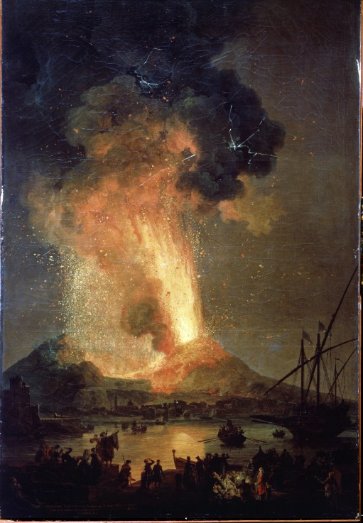 The eruption of Vesuvius od Pierre Jacques Volaire