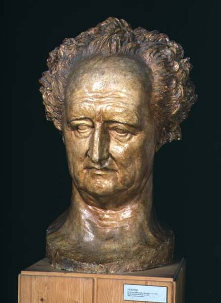 Bust of Johann Wolfgang von Goethe (1749-1832) od Pierre Jean David d'Angers