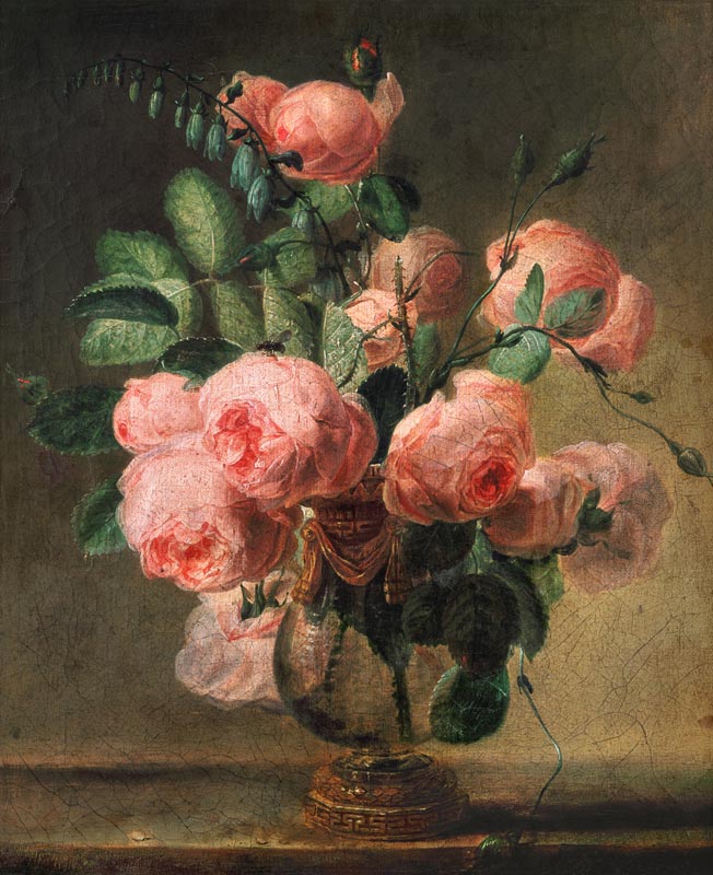 Vase of Flowers od Pierre Joseph Redouté