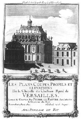 The Royal Chapel, illustration from ''Les Plans, Coupes, Profils et Elevations de la Chapelle du Cha