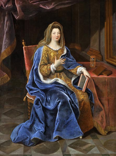Françoise d'Aubigné, Marquise de Maintenon (1635-1719) od Pierre Mignard