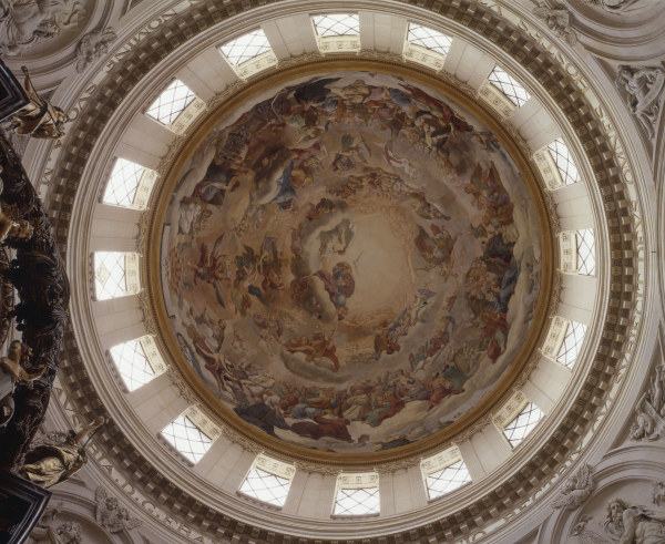 Paris,Val-de-Grace,Cupola Fresco/Mignard od Pierre Mignard