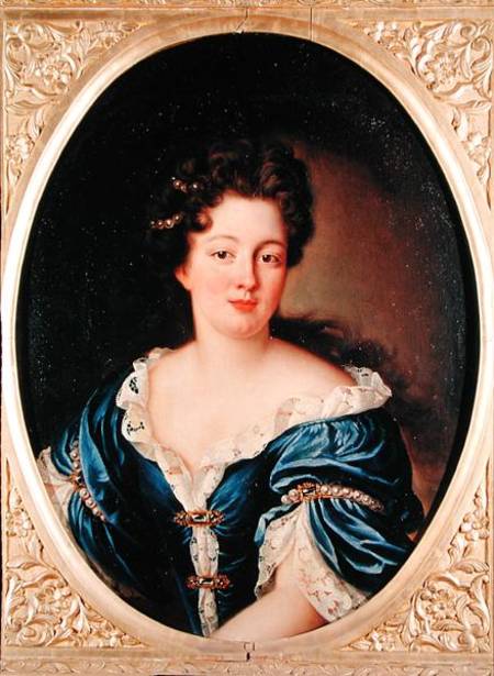 Portrait of Marie-Anne Mancini (1646-1714) Princess Colonna od Pierre Mignard