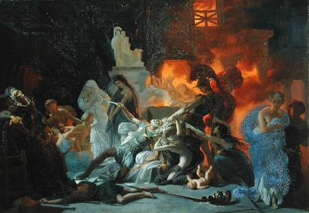 The Death of Priam od Pierre Narcisse Guérin