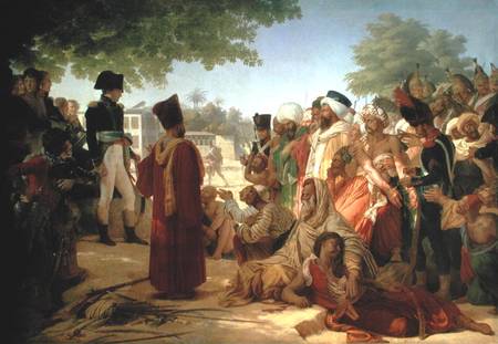 Napoleon Bonaparte (1769-1821) Pardoning the Rebels at Cairo, 23rd October 1798 od Pierre Narcisse Guérin