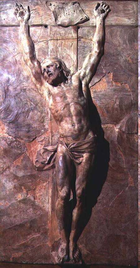 Christ Dying on the Cross, relief sculpture od Pierre  Puget