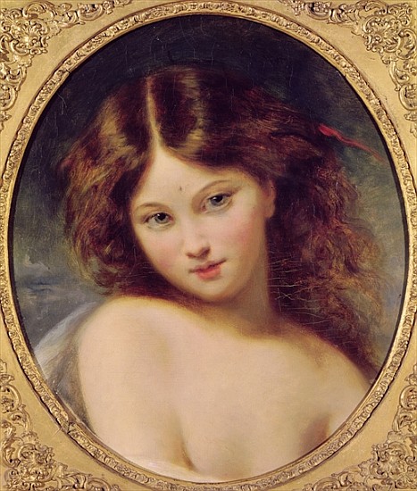 Head of a Young Girl od Pierre Joseph Dedreux-Dorcy