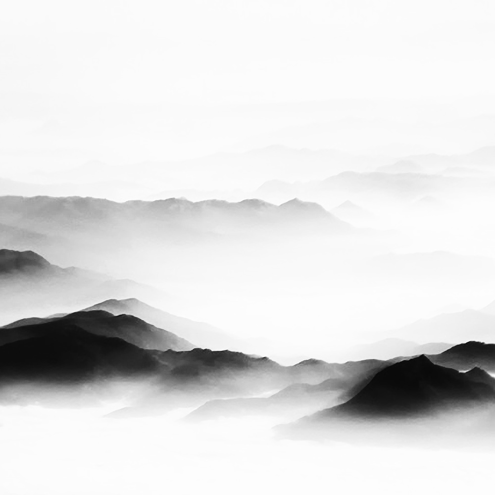 solitude des montagnes od Piet Flour