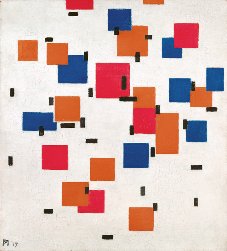 Compositon in Colour od Piet Mondrian