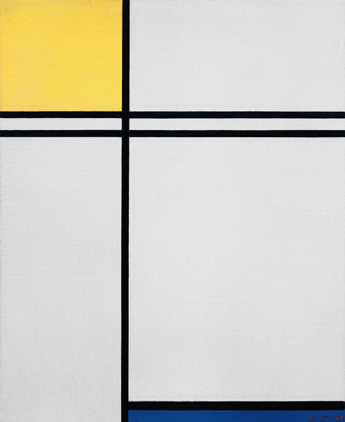 Composition yellow, blue../1933 od Piet Mondrian