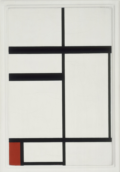 Komposition mit Rot, Schwarz und Weiß od Piet Mondrian