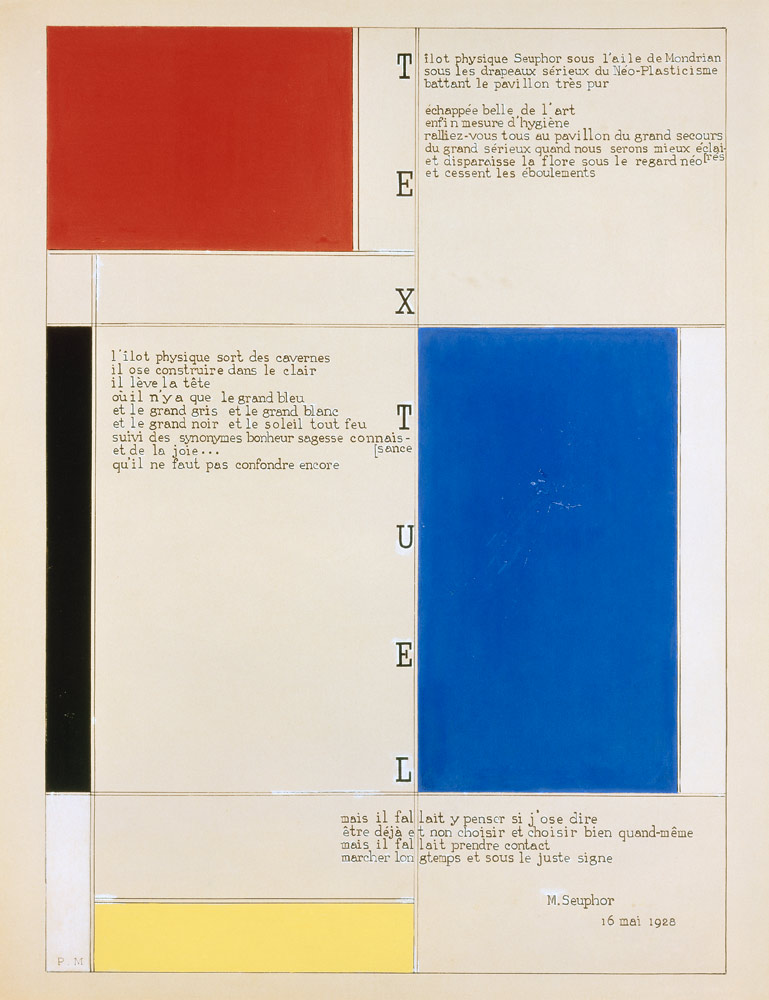 Tableau-Poeme od Piet Mondrian
