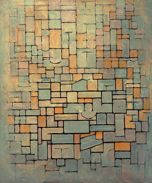 Tableau No, 1; Composition No.1; Compositie 7 od Piet Mondrian