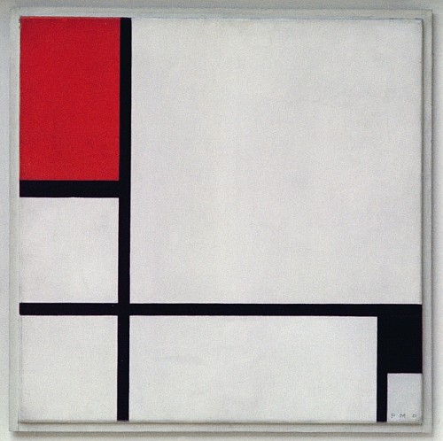 Composition No.1 od Piet Mondrian