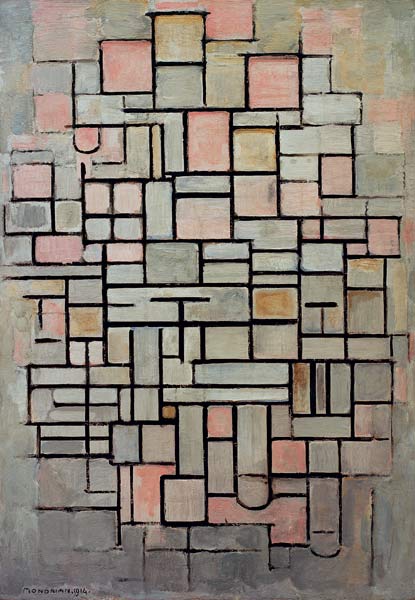 Composition No. IV; 1914 od Piet Mondrian