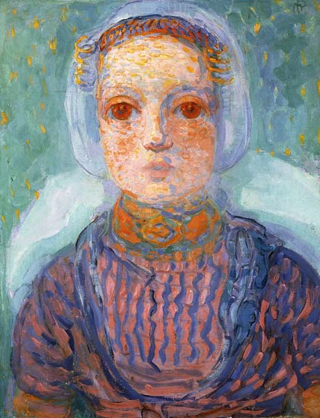 Dívka ze Zélandu (Zeeuws Meisje) od Piet Mondrian