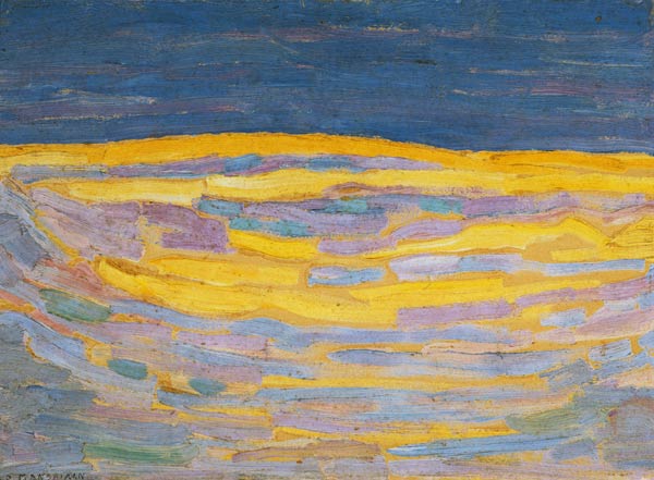 Morgendämmerung. od Piet Mondrian