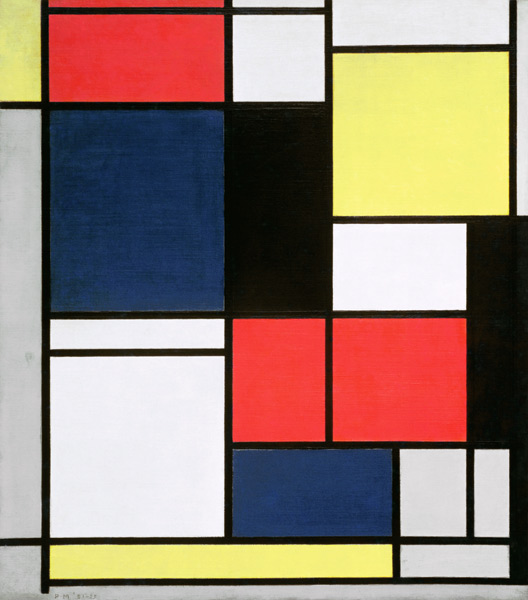 Tableau II od Piet Mondrian