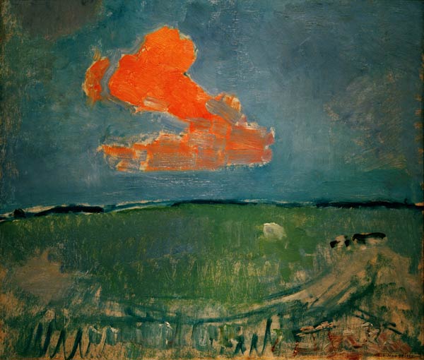 The Red Cloud od Piet Mondrian