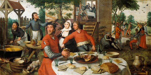 Farmer feast. od Pieter Aertzen