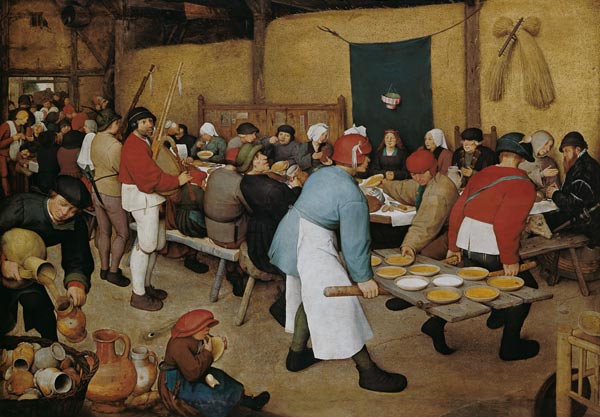 Peasant Wedding od Pieter Brueghel d. Ä.