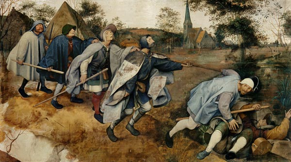 The parable of the blind men od Pieter Brueghel d. Ä.