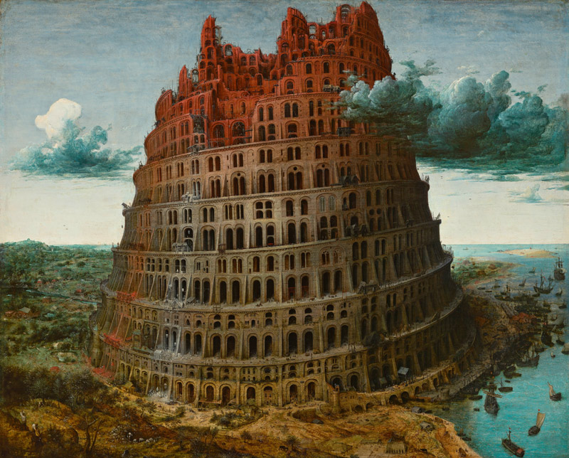 Tower making to Babel II od Pieter Brueghel d. Ä.