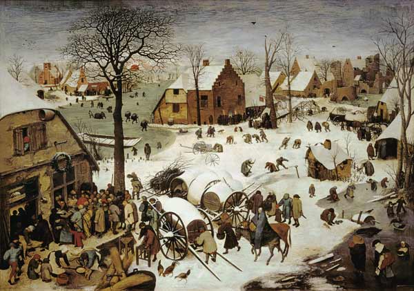 The Census at Bethlehem od Pieter Brueghel d. Ä.