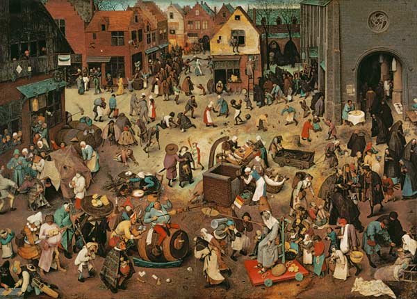Carnival and Lent od Pieter Brueghel d. Ä.
